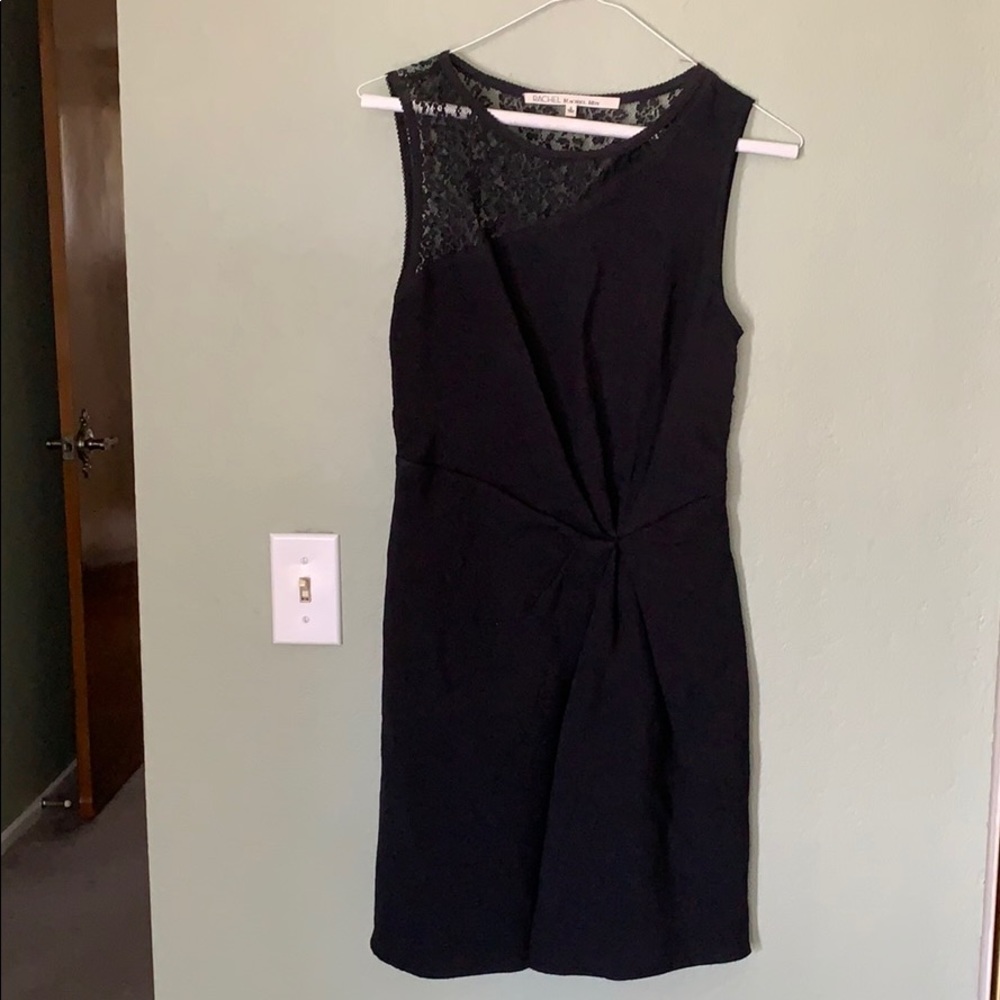 Rachel Roy linen and lace dress